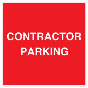 CONTRACTOR PARKING